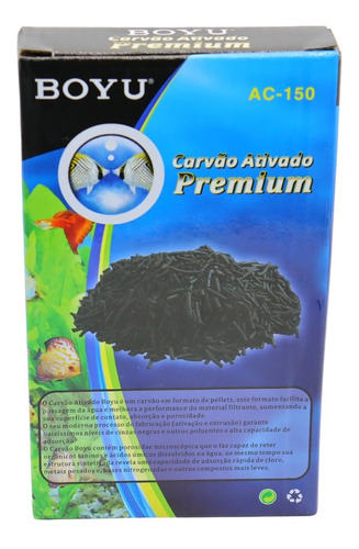 Carvão Ativado Boyu 150g - Filtragem Química