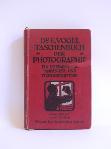 Taschenbuch Der Photographie 1910 Berlín Fotografía