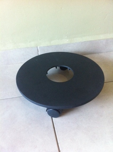 Imagen 2 de 2 de Porta Macetas Redondo Con Llantas Macetero Pot Holder