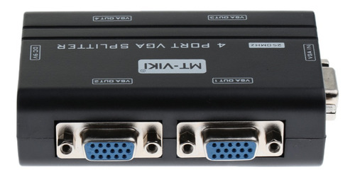 Imagem 4 de 12 de 4 Vias Svga Vga Splitter De Sinal Um A Quatro Portas Svga
