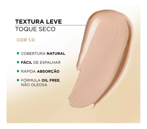 Protetor Solar Loréal Paris Antioleosidade Fps60 Cor 1.0 40g