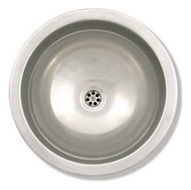 Bacha De Baño Mi Pileta 453e Ac Inox 30 X 15 Sobre Mesada