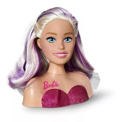 Boneca Barbie Busto Pentear Maquiar Maquiagem Mattel