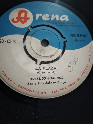 Vinilo Single De Osvaldo Quadros Samba Quadros ( L L152 (Usado)