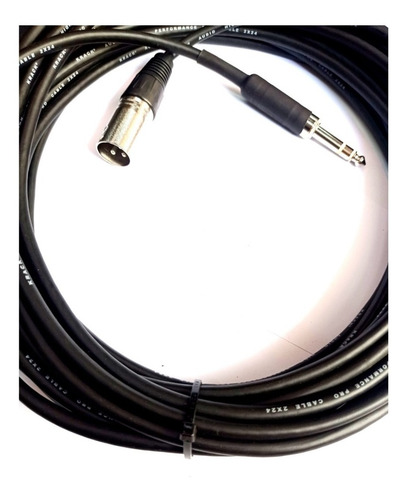 Imagen 3 de 3 de Cable Xlr Macho A Plug 6.3 Balanceado De 22 Metros Proel