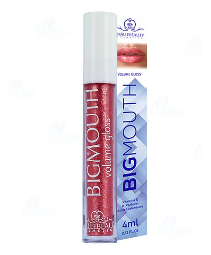 Big Mouth Phállebeauty Volume Gloss Labial Rosa Brilho Acabamento Brilhante