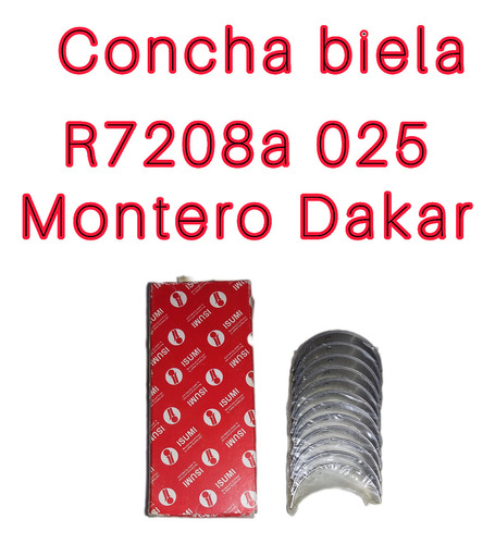 Concha  Cojinete Biela Mitsubishi Montero Dakar 025