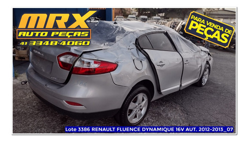Sucata Renault Fluence Dynamique 2.0 16v Aut 2013 Pecas