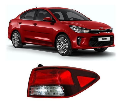 Calavera Kia Rio 2018 2019 2020 2021 Sedan Exterior Derecha