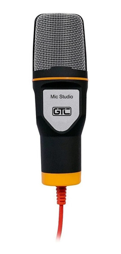 Imagen 2 de 6 de Micrófono Streaming Gtc Con Tripode Desmontable Mic-001 Color Negro