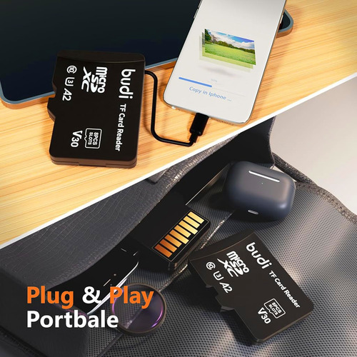 Lector De Tarjetas De Memoria Sd Tf Adaptador Usb C Otg