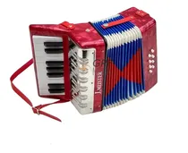 Comprar Acordeon Para Niño J. Meister 8 Bajos - 17 Teclas Rojo