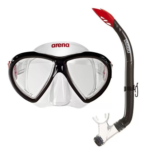 Kit Mergulho Infantil Sea Discovery 2 Máscara Snorkel, Arena