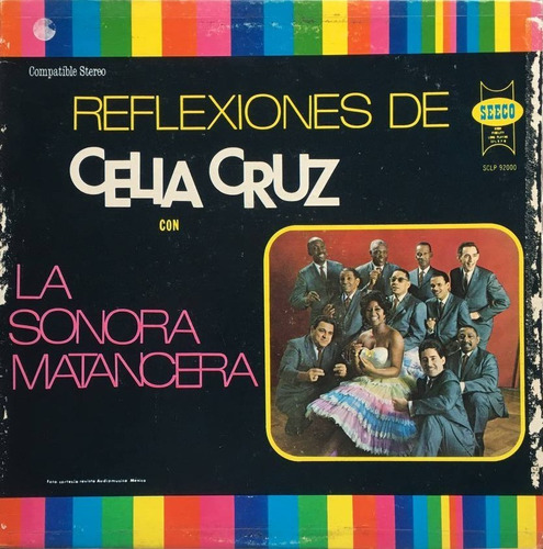 Reflexiones De Celia Cruz Con La Sonora Matancera  Lp Vinilo