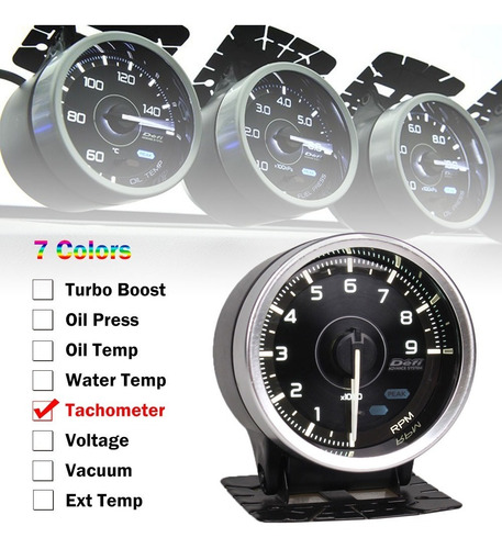 Reloj Sensor Tacometro Revoluciones Defi Competición Karvas