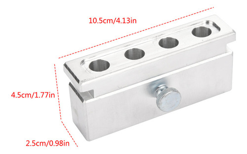 Molde Labial Diy Lipstick Mold, 4 Cavidades, De Aleación De