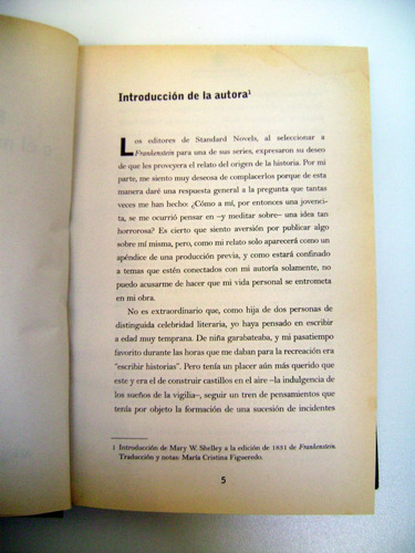 Frankenstein Mary Shelley Clarin Clasicos Tapa Dura Boedo (Usado)
