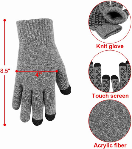Kratarc Bufanda Cálida De Invierno, Gorro, Guante, Cuello, P