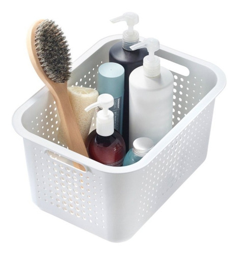 Imagen 5 de 6 de Canasto Grande Blanco Suecia 100 % Reciclado Organizza