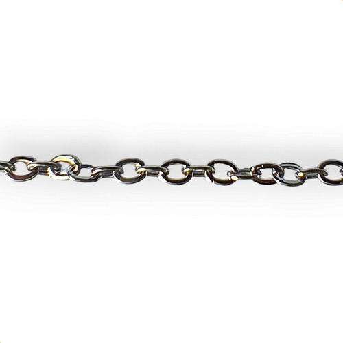 Cadena De Acero Inoxidable De 2.5 X 2 Mm Carrete De 10 Mts