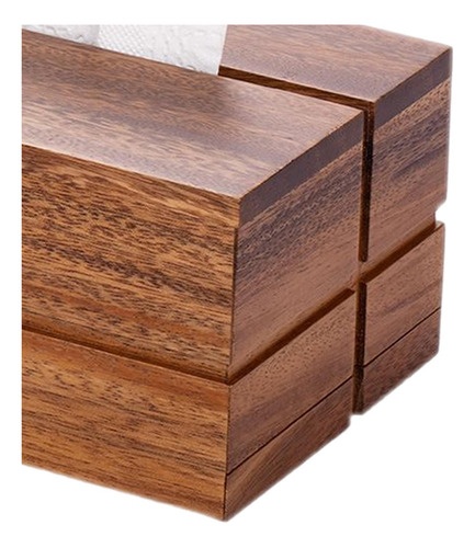 Caja De Pañuelos De Madera Maciza Japonesa Duradera Para