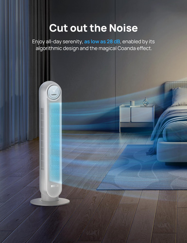 Ventilador De Torre Dreo Nomad One Dr-htf007 Com Oscilação D