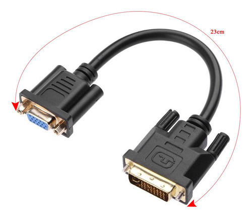 5) A Vga Cable De 15 Pines Adaptador De De Video