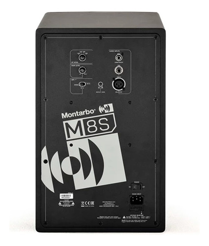 Monitor Activo Montarbo M8s 8 Pulgadas 60 Watts Estudio