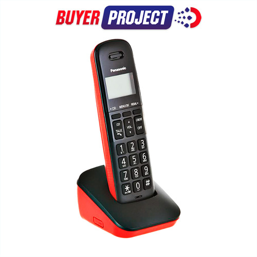 Teléfono Inalámbrico Panasonic Kx-tgb310lar Dect C-id Rojo