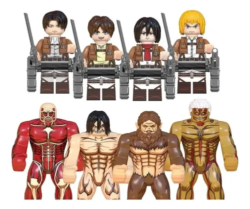 Pack Figuritas Shingeki No Kyojin Ataque De Los Titanes | Cuotas sin ...