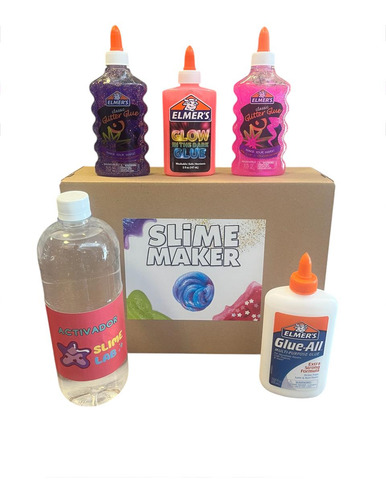 Kit Para Hacer Slime Con Pegamento Elmers Incluye Accesorios