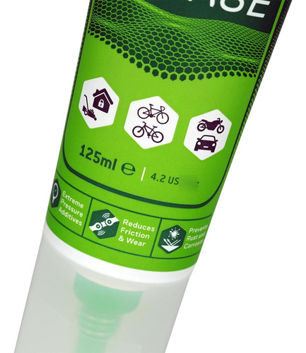 Tubo De Teflón Para Bicicleta 125 Ml Color Rojo Unisex