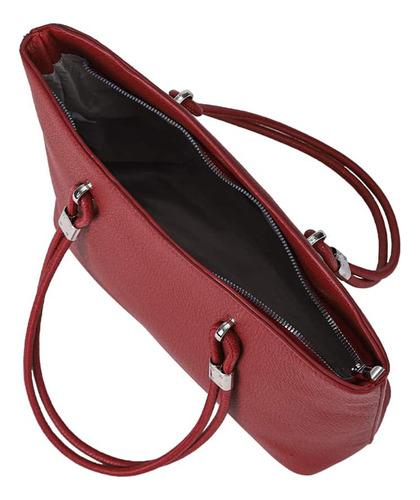 Cartera En Flotter Con Asa Fija Lisa La Chapelle Negro Lisa Níquel Ne