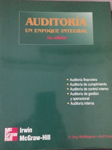 Libro De Auditoria Un Enfoque Integral 