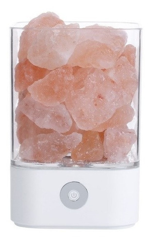 Lampara De Sal Himalaya Cristal Usb Led Velador