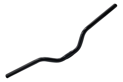 Manubrio Gaviota Doble Altura De Acero 25.4 X 640mm Negro