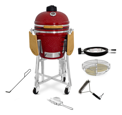 Kamado Clásico Junior 18 + Accesorios - Grillcorp