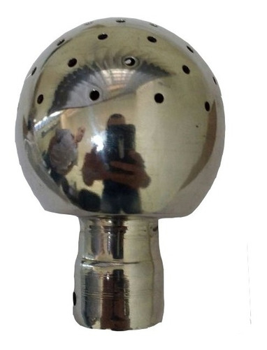 Spray Ball 1 Furação 180º Superior Inox 316 L Furo 1/16 Tubo