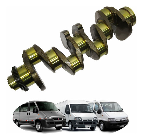 Eixo Virabrequim Motor Std Fiat Ducato 2.3 16v 2010 A 2017