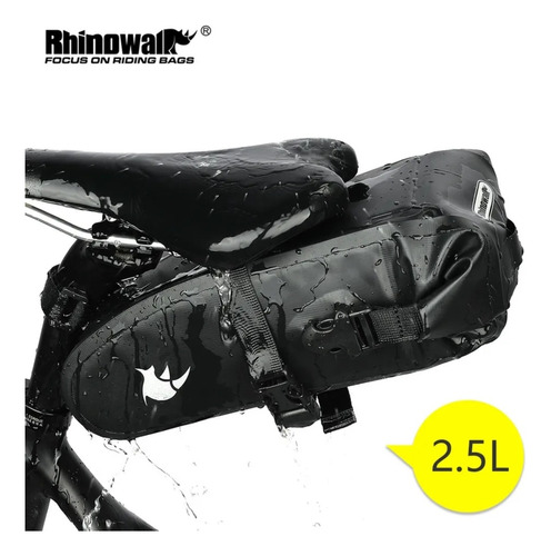 Rhinowalk Bolso Mochila Impermeable Sillín Bicicleta 2,5 Lts