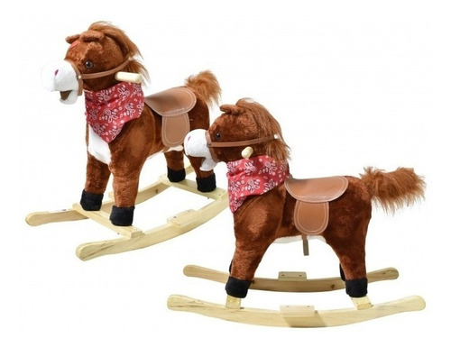 Caballito Caballo Mecedor Con Movimiento Luz Y Sonido