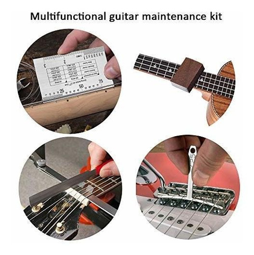 Kit Herramienta Para Guitarra Mantenimiento