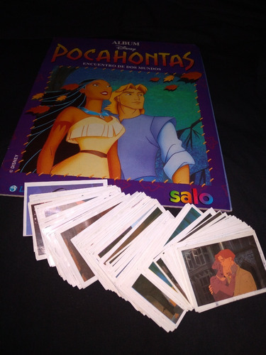 Album Pocahontas Vacio Mas Lote De Laminas Distintas.