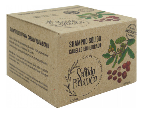Sentida Botánica Kit X2 Shampoo Solido Equilibrado Vegano