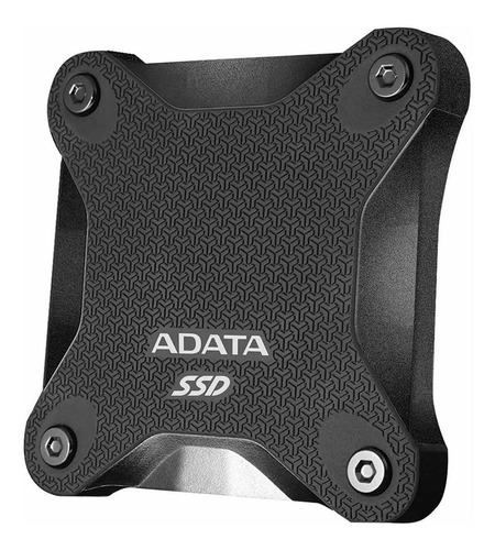 Imagen 2 de 3 de Disco sólido externo Adata ASD600Q-240GU31 240GB negro