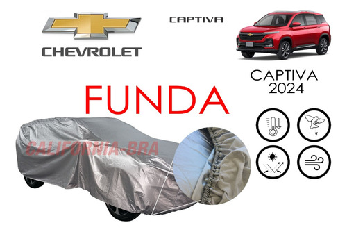 Funda Cubierta Lona Cubre Chevrolet Captiva 2024