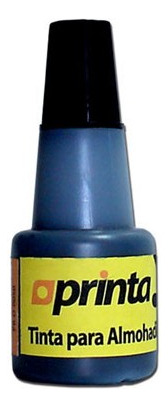 Tinta Para Almohadilla Gotero 24ml Negro Printa