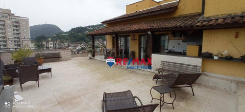 Imagem 4 de 30 de Cobertura Com 2 Dormitórios À Venda, 190 M² Por R$ 500.000,00 - Praia Da Enseada - Guarujá/sp - Co0230