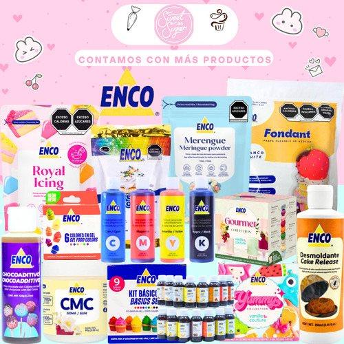 Kit Esencias Enco 60ml Panadería Galletería Repostería 15 Pz