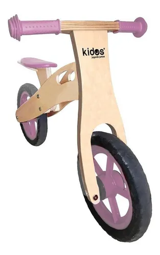 Bicicleta entrenadora de madera sale